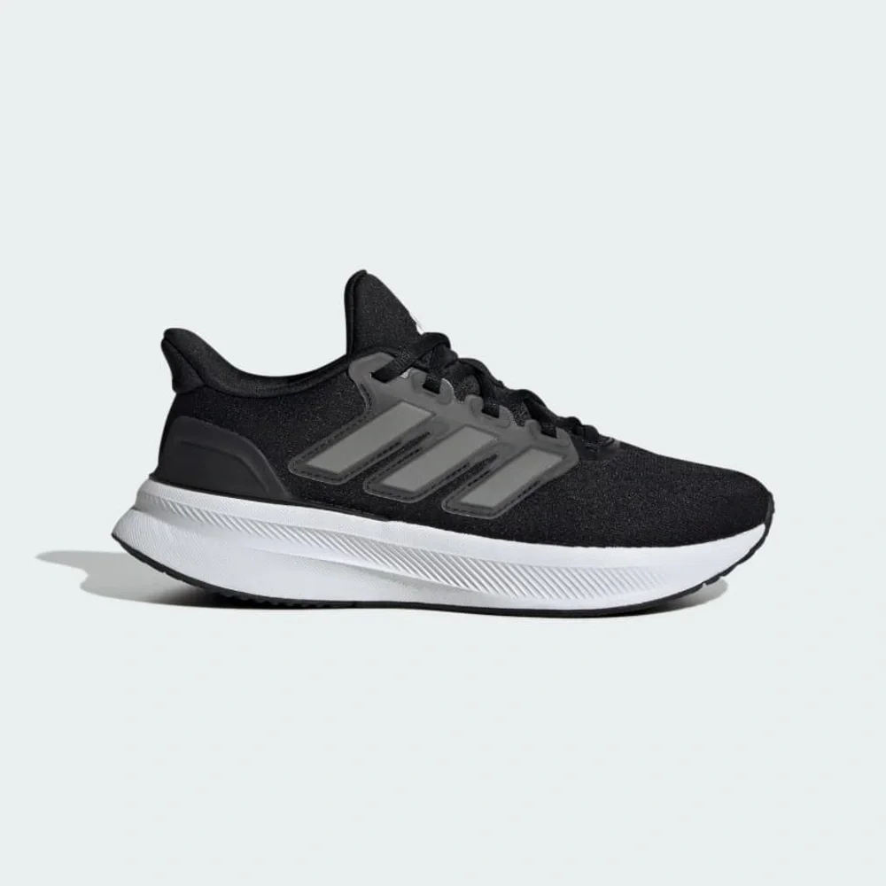 🆕 adidas Ultrarun 5 Kids Sneakers Black/White Youth 4.5 Unisex NWT - Picture 3 of 8